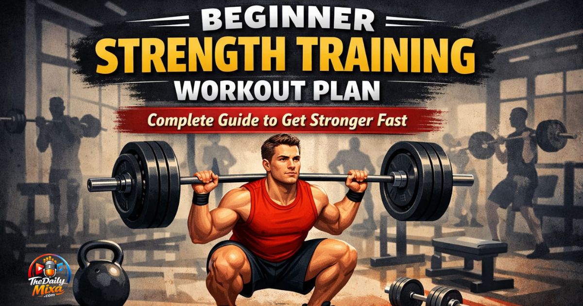 Beginner Strength Training Workout Plan – Complete Guide to Get Stronger Fast
